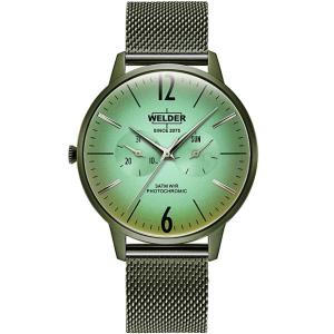 特価 ウェルダー ムーディ 特価 ウェルダースリム WWRS419 腕時計 メンズ WELDER MOODY SLIM DAY DATE 42MM オリーブ系