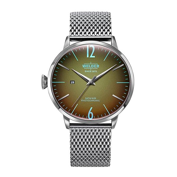 特価 ウェルダームーディー 45mm SS 3ハンズ  YL/DL SSメッシュブレス WRC412...