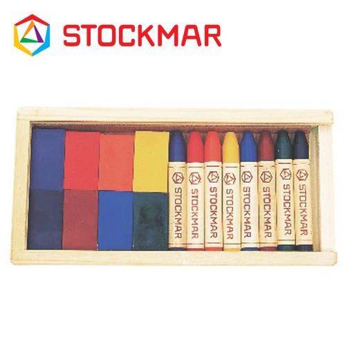 Stockmar シュトックマー社 蜜ろうクレヨン ブロック8色 スティック8色 木箱