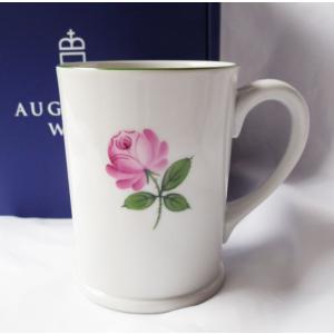 アウガルテン ウィンナーローズ ティーカップアンドソーサー