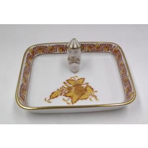 ヘレンド（HEREND） アポニーピンク ディナープレート25cm AP524-0-00