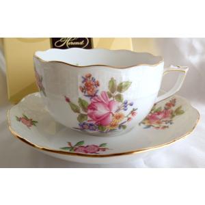 ヘレンド　プランタン　ティーカップアンドソーサー　PT724　新品箱入　SALE現品限り特価