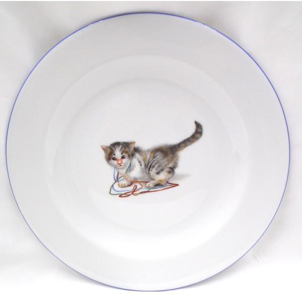 ヘレンド　キャット　猫　デザートプレート　新品　クリスマスギフト
