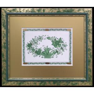 マイセン サマーナイトドリーム ティタニア 陶板画 約26x35cm 新品