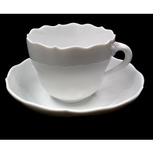 マイセン マイセン白磁 スワンサービス白磁 モカカップアンドソーサー