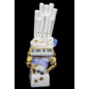 マイセン マイセン人形 天使の楽隊 サクスフォン 83443 新品 音楽