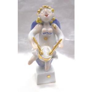 マイセン人形　天使の楽隊 ドラム奏者　83129　新品　音楽