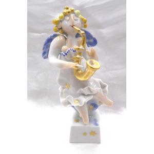 マイセン パゴダ人形 仕掛け人形 男性神16.5cm 朱赤 新品 シノワズリ