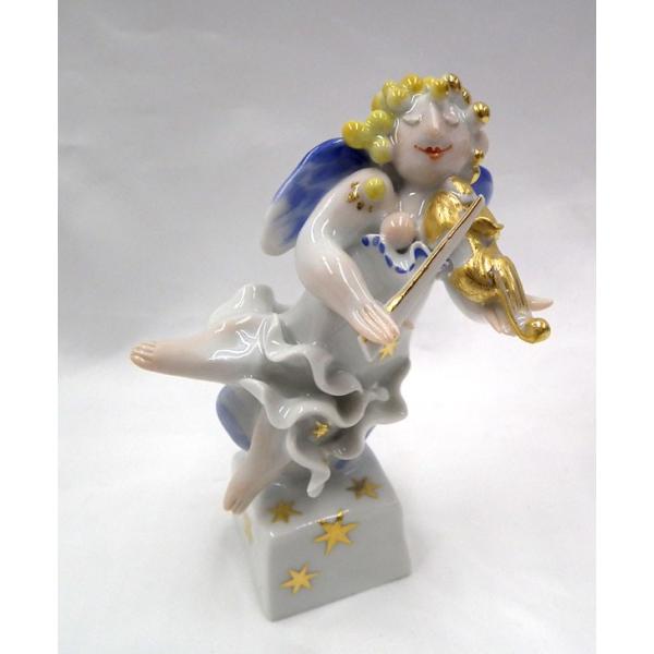 マイセン人形　天使の楽隊 ヴァイオリン　83130　新品　音楽