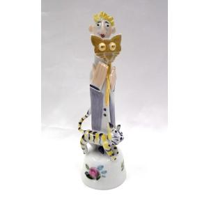 マイセン　シュトラングデザイン　干支仮面フィギュア/寅年　新品