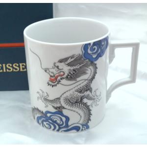 マイセンクリスタル（ドイツ）干支【フライングドラゴン 龍 辰年 