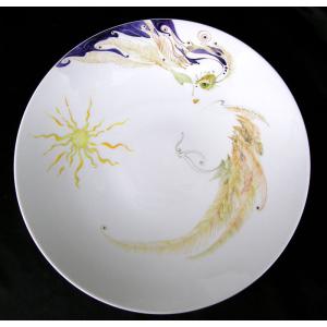 マイセン サマーナイトドリーム ティタニア 陶板画 約26x35cm 新品