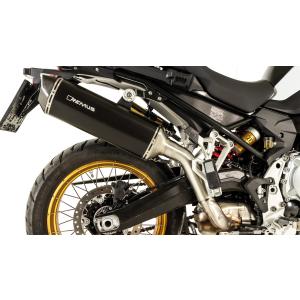 REMUS スリップオンマフラー BLACKHAWK ステンレス レーシングサイレンサー BMW F850GS/F750GS｜eurodirect