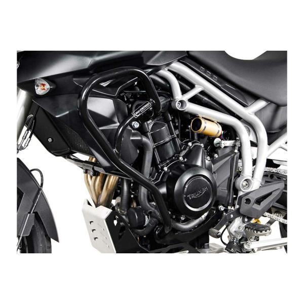 SW-MOTECH クラッシュバー ブラック Triumph Tiger 800/XC (10-14...