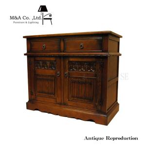 チェスト 5段 収納 スペパ 5段電話台 アンティーク 無垢材