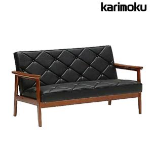 カリモク家具（KARIMOKU FURNITURE） カリモク ソファ・2人掛け 合皮張