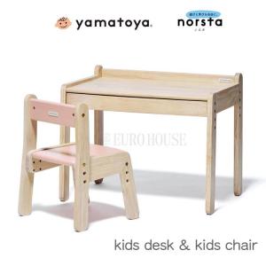 大和屋 新 ノスタ キッズデスク & キッズチェア レインブルー ノスタ3