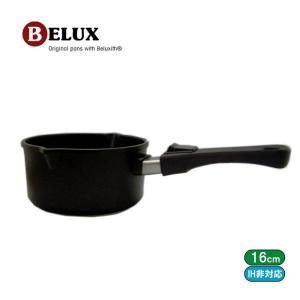 ベルックス　BELUX　片手鍋内径16cm　取手着脱式256A　本体 ガス用｜eurokitchen