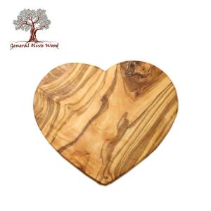 ジェネラルオリーブウッド Ｇｅｎｅｒａｌ ｏｌｉｖｅ Ｗｏｏｄ オリーブの木 ハート型カッティングボード ２１ｃｍ ＃ＧＢ０３４｜eurokitchen