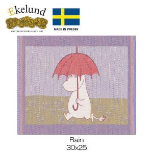 エーケルンド　Ekelund　ムーミン　RAIN　30×25cm　ディッシュクロス　キッチンクロス　コットン×バンブー　雨　#90134｜eurokitchen