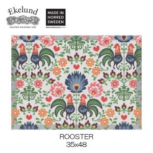 新商品　エーケルンド　Ekelund　ROOSTER  35×48cm　ランチョンマット　プレイスマット　オーガニックコットン　ルースター　#67868｜eurokitchen