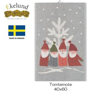 エーケルンド　Ekelund　TOMTEMOTE　40×60cm　キッチンタオル　タペストリー　北欧　オーガニックコットン　#88490｜eurokitchen