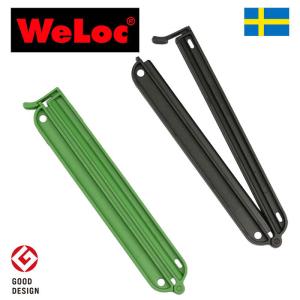 ウェーロック WeLoc ウェーロッククリップイットPA150mm 緑黒 2個セット スウェーデン製 クロージャー、キッチンクリップ｜eurokitchen