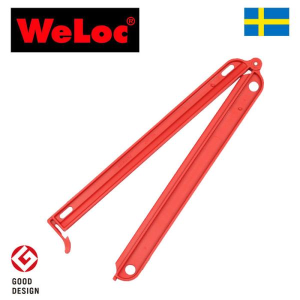 ウェーロック　WeLoc　ウェーロッククリップイットPA220　赤　特大　スウェーデン製　WeLoc...