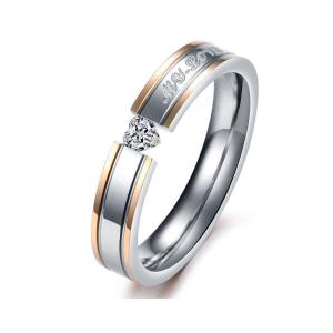 指輪 リング レディースリング ハート型キュービックジルコニア シルバー ステンレス製 金属アレルギー対応 9号 11号 13号 15号 ファッションリング