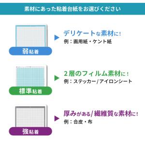 カッティング用台紙 弱粘着 8インチ シルエッ...の詳細画像1