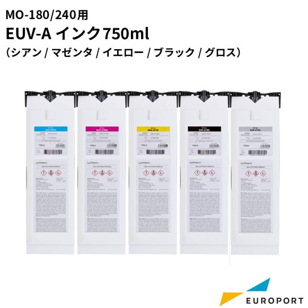 ローランドDG EUV-Aインク 750ml RO-EUV-A | シアン マゼンタ イエロー ブラ...