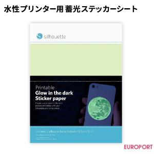 silhouette 水性プリンター用畜光ステッカーシート SILH-MEDIA-GI カメオ4 サプライ品｜europort