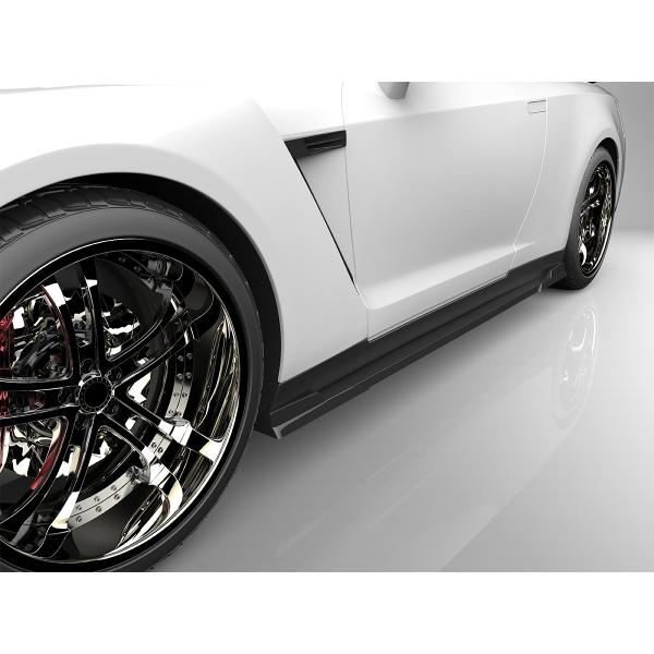 GT-R R35 前期 サイドステップ エアロパーツ