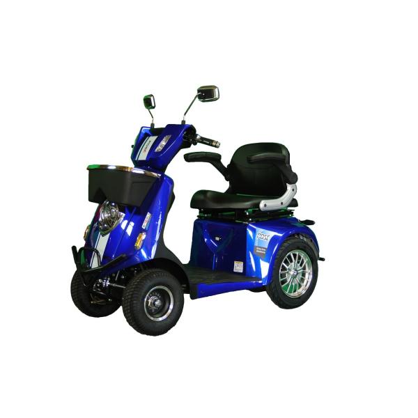 電動ミニカー 電動4輪車 ポゼ4ｗ+　ブルー（リチウムバッテリー搭載モデル）