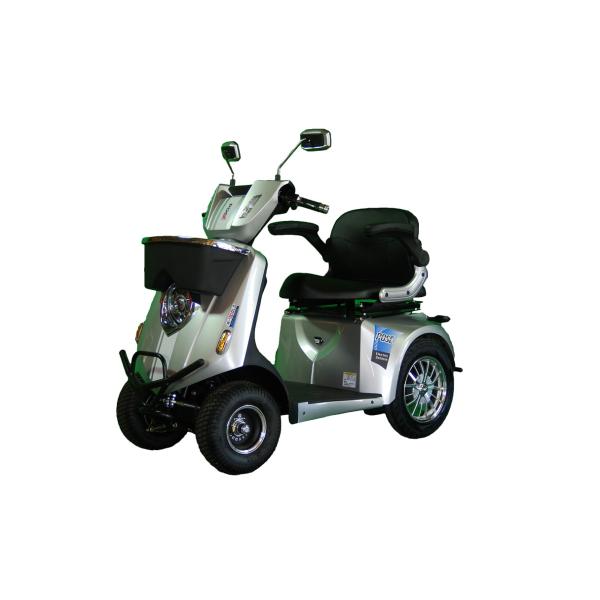 電動ミニカー 電動4輪車 ポゼ4ｗ+　シルバー（リチウムバッテリー搭載モデル）