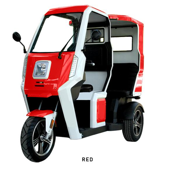 電動トライク　レステ2.0　レッド（鉛電池搭載モデル）