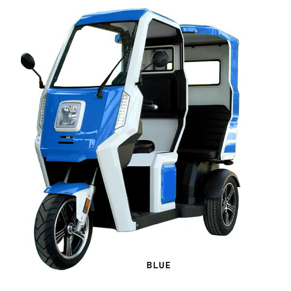 電動トライク　レステ2.0　ブルー（リチウムイオン電池搭載モデル）