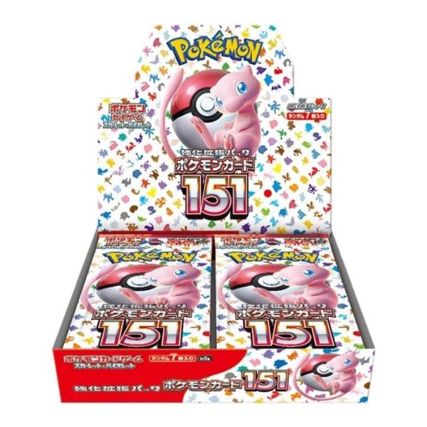 (シュリンク付)ポケモンカードゲーム ポケモンカード151 BOX スカーレット&amp;バイオレット 強化...
