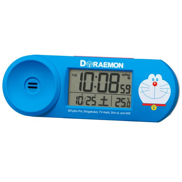 セイコー クロック 置き時計 ドラえもん(青) 本体サイズ:5.1×14.4×4.2cm 目覚まし時...