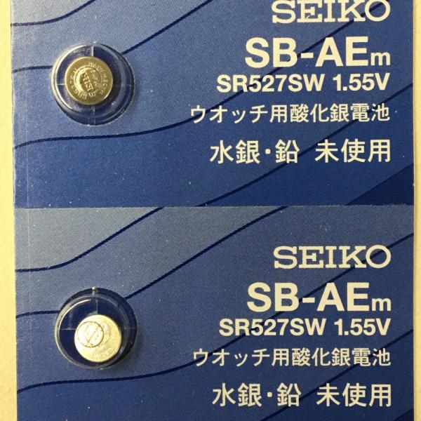 SEIKO セイコー SB-AEm 電池 SR527SW 319 腕時計用酸化銀電池 1.55V 5...