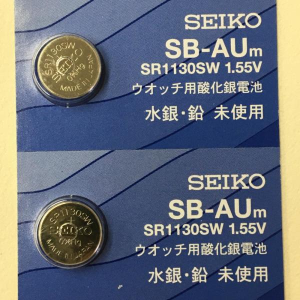 SEIKO セイコー SB-AUm 電池 SR1130SW 390 腕時計用酸化銀電池 1.55V ...