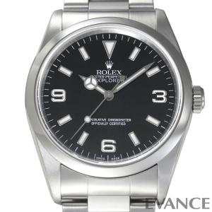 （中古） ロレックス エクスプローラーI 14270 P番 メンズ ROLEX｜evance-web