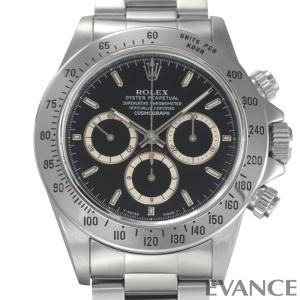 （中古）ロレックス デイトナ 16520 “逆6” ブラック X番 メンズ  ROLEX｜evance-web