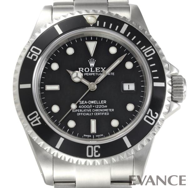 【中古】 ロレックス シードゥエラー 16600 ブラック P番 メンズ ROLEX