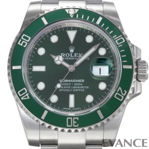 【中古】 ロレックス サブマリーナー デイト 116610LV グリーン ランダム番 メンズ ROLEX