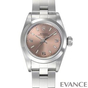 （中古）ロレックス オイスターパーペチュアル 67180 ピンク U番 レディース ROLEX｜evance-web