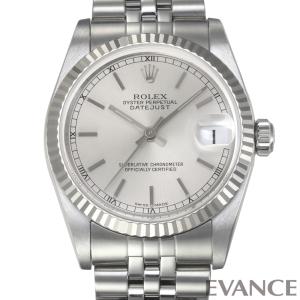 （中古）ロレックス デイトジャスト 78274 シルバー A番 ユニセックス ROLEX｜evance-web