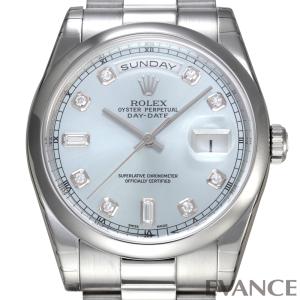 Akichan専用大小セット ROLEX（ロレックス） デイデイトII 218206 アイスブルー パヴェダイヤ