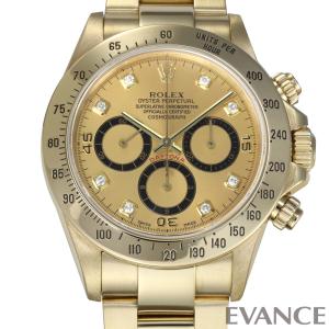 （中古）ロレックス デイトナ 16528G シャンパン W番 逆6 メンズ ROLEX｜evance-web