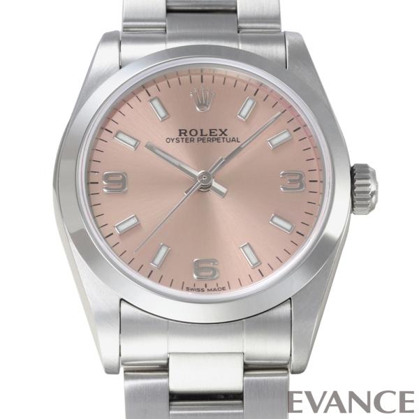 【中古】ロレックス オイスター パーペチュアル 67480 ピンク T番 ボーイズ ROLEX